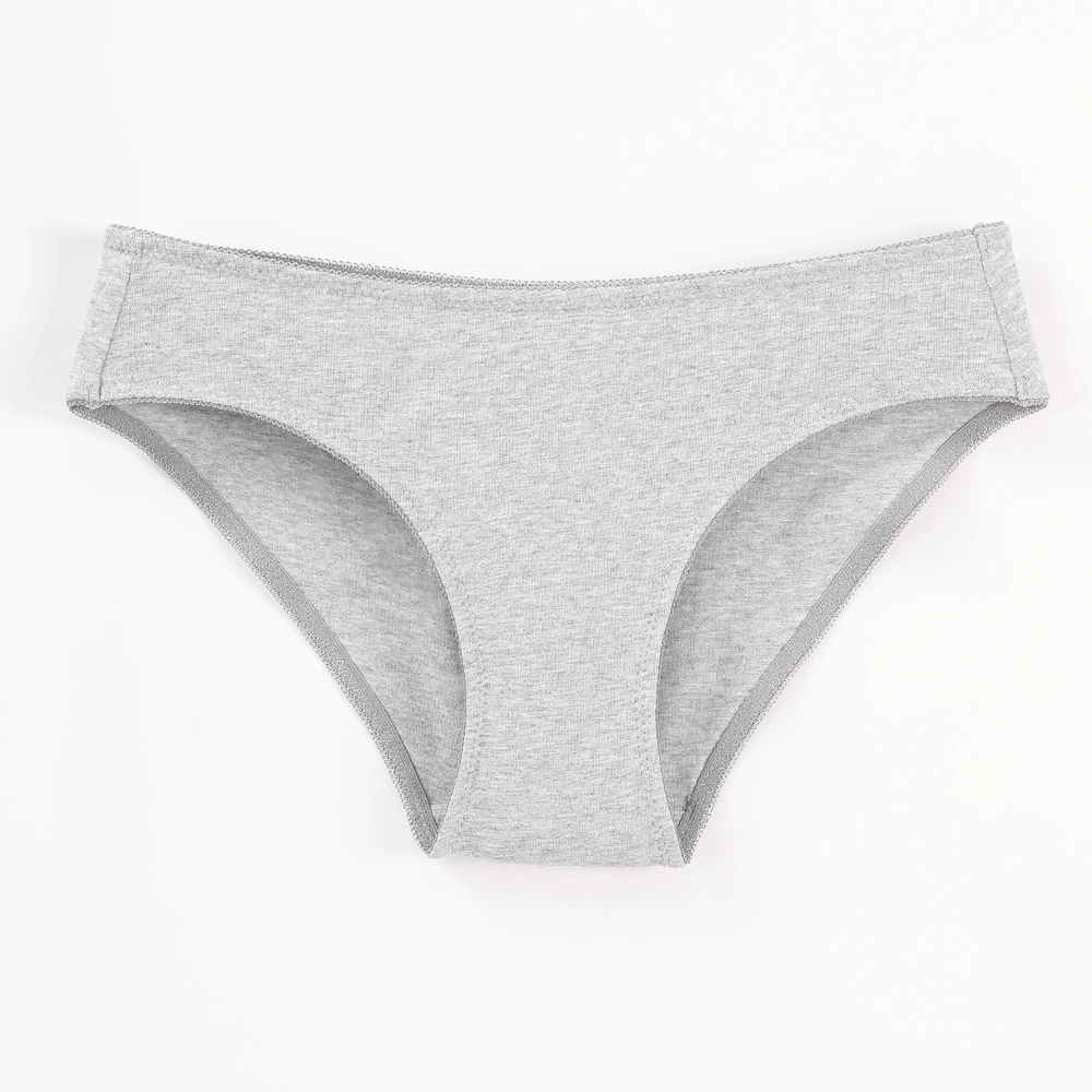 Женские бюстгальтеры‑ bikini‑briefs, хлопок combed, индивидуальные цвета, EU размеры S–XL