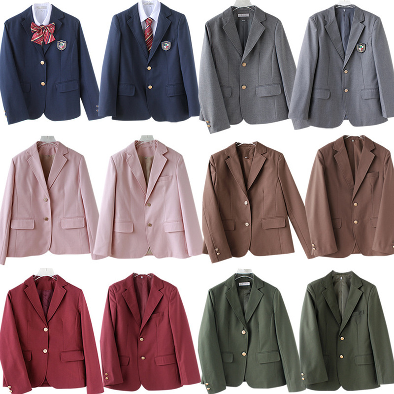 Japanese style Orthodox JK suit men's and women's suit jacket junior high school student school uniform class uniform professional formal wear one-piece delivery
