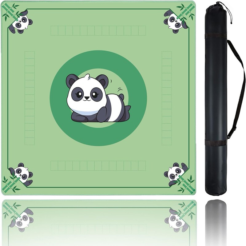 Cute Cartoon Panda Mahjong Table Mat, Stain-Resistant and Wear-Resistant, Silent Table Mat for Game Rooms, Board Game Mat, Label Mat, Dropshipping Cute Cartoon Panda Mahjong Table Mat, Stain-Resistant and Wear-Resistant, Silent Table Mat for Game Rooms, Board Game Mat, Label Mat, Dropshipping