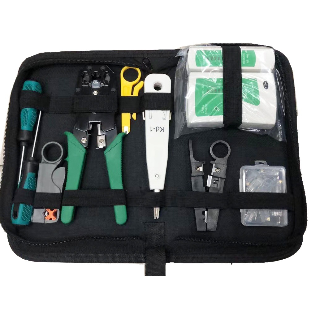 Herramienta de abrazadera de red de hardware traje de tres propósitos probador de abrazadera de red kit de reparación del hogar traje combinado
