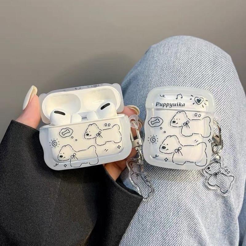 Graffiti línea para perros AirPods3 auriculares AirPodsPro2 auriculares Bluetooth inalámbricos image 4