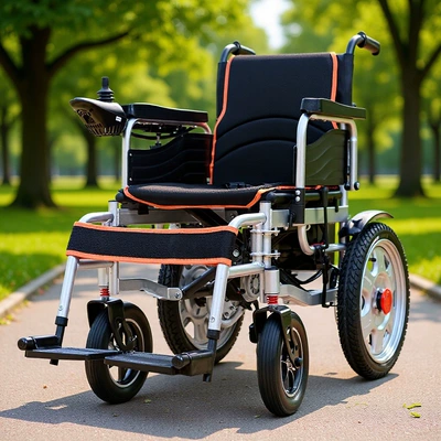 Yingkang Electric Wheelchair, Foldableing Lightweight Scooter for Disabled People and the Elderly, Intelligent Fully Automatic Four-Wheel Scooter (Qatlanan elektrik velosipedlər)