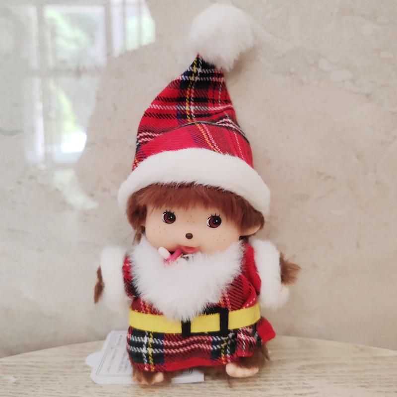 Monchic mengqiqi15CM pequeño vestido muñeca de felpa colgante bolso colgante producto transfronterizo buen producto nuevo producto