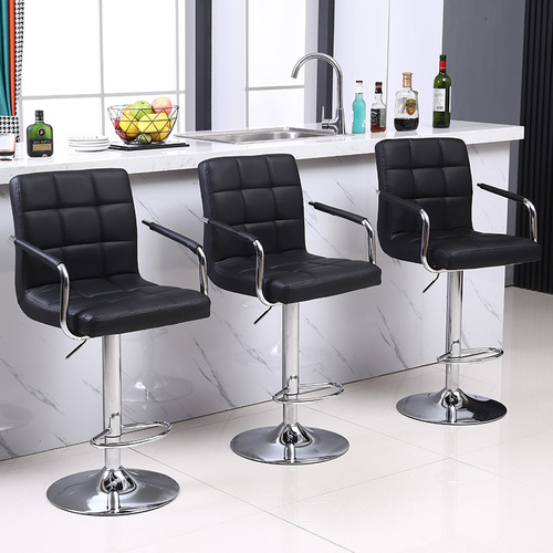 Bar stools modern minimalist adjustable swivel chair counter chair reception chair high stool office computer chair home use