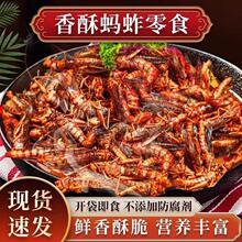 爆款山东新鲜油炸蚂蚱孜然即食香辣蝗虫下酒菜便宜五香一件代发