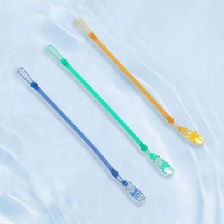 厂家直线硅胶奶嘴防掉链小玩具防掉链硅胶磨牙器防掉链