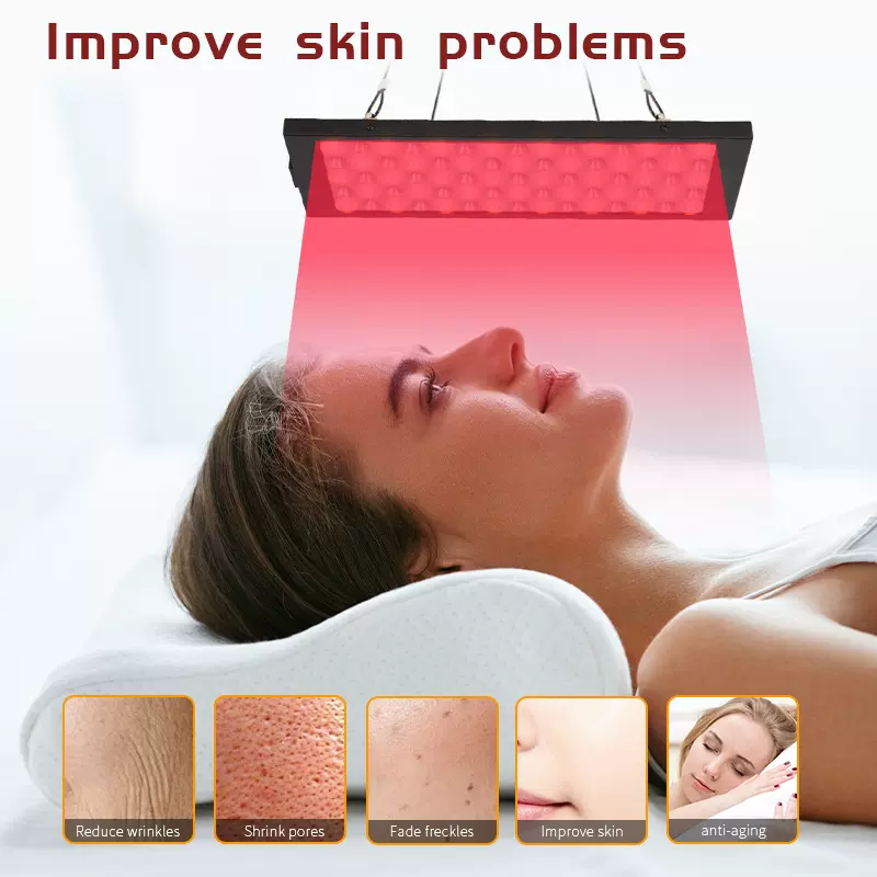 方形热销红外线远红外660nm 850nm 可调光大功率75w灯板理疗灯