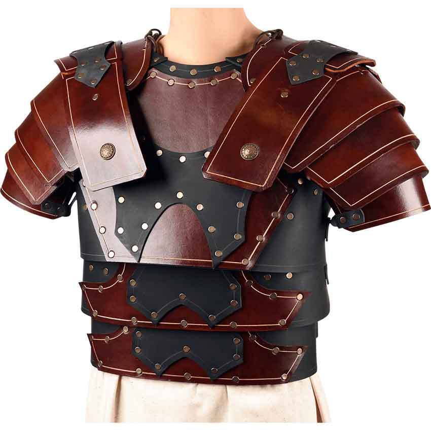 Cross-border 23 Amazon Medieval Knight Retro Leather Armor COSPLAY Stage Props Warrior Armor