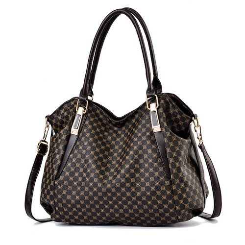 [Foreign trade women's bags] Middle-aged mother's bag  autumn and winter new fashion handbag large capacity single shoulder crossbody bag