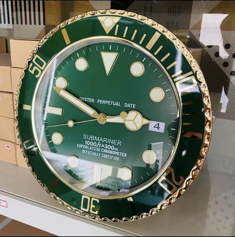 Wall clock Factory Direct Batch R L X Water Ghost GMT SEA Ditong Series 14 "Metal Case Wall clock Factory Direct Batch R L X Water Ghost GMT SEA Ditong Series 14 "Metal Case