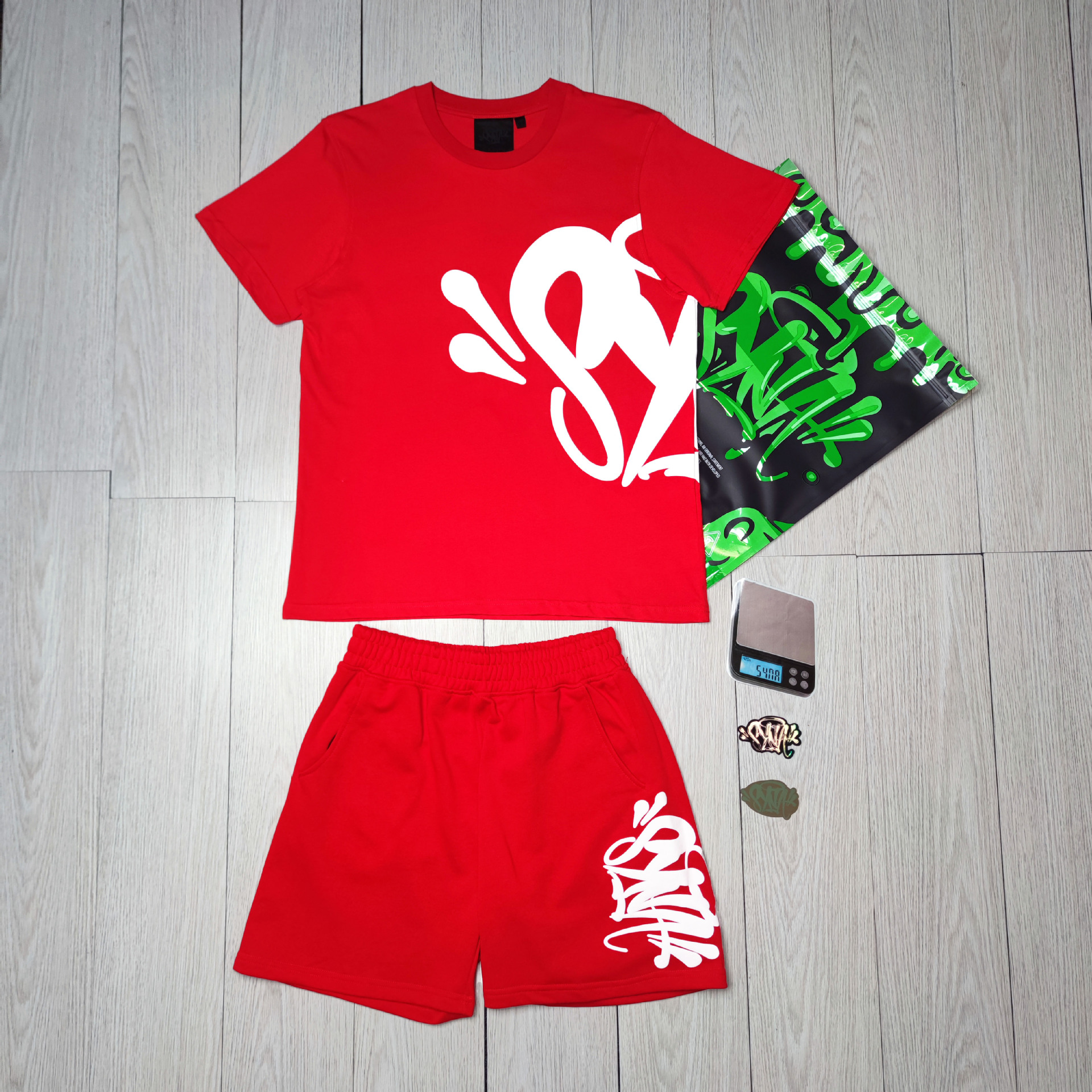 Juego rojo 44 (accesorios + paquetes)