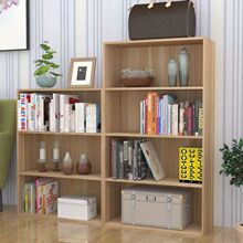 书柜置物柜木柜展示柜带门储物柜窄简书架木质小柜子尺寸跨境电商