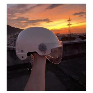 3C certified electric scooter helmet, suitable for both men and women, all-season use, with sun protection for summer, and designed as a half helmet for motorcycle safety