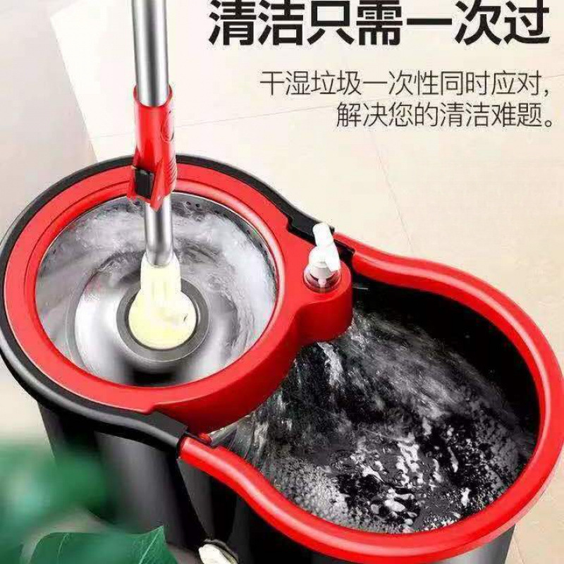 手洗い不要の家庭用回転モップバケツ、モップバケツ、モップ乾燥バケツ|undefined