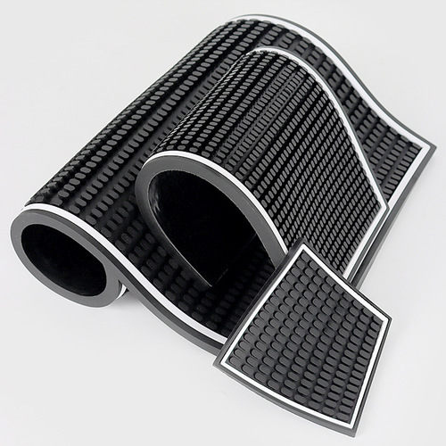 Bar drain mat insulation anti-slip mat bar coaster wine coaster pvc rubber mat square milk tea shop table mat