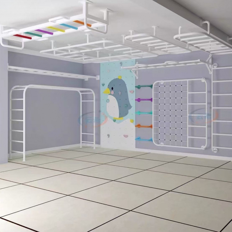 Fitness Equipment Indoor Home Horizontal Bar Pull-Up Rib Climbing Combination Children's Ladder