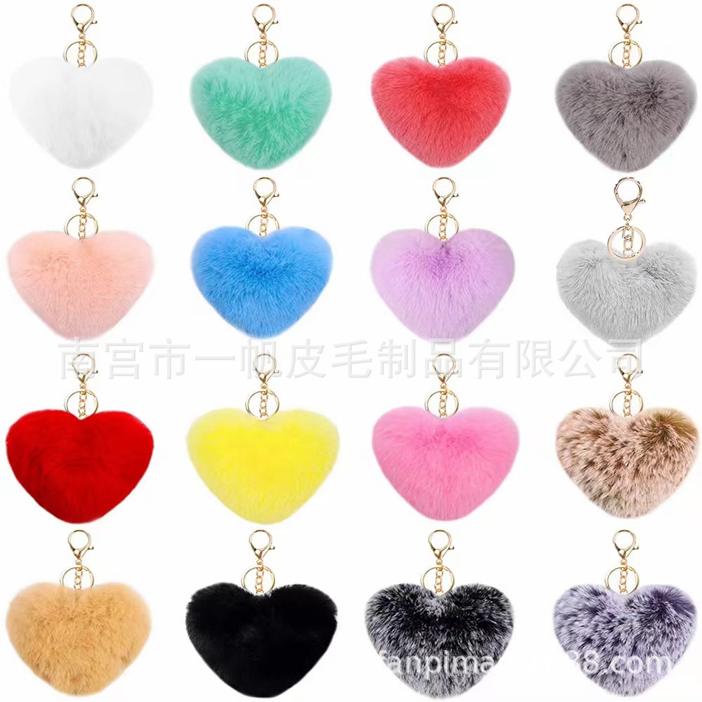 Keychain heart-shaped