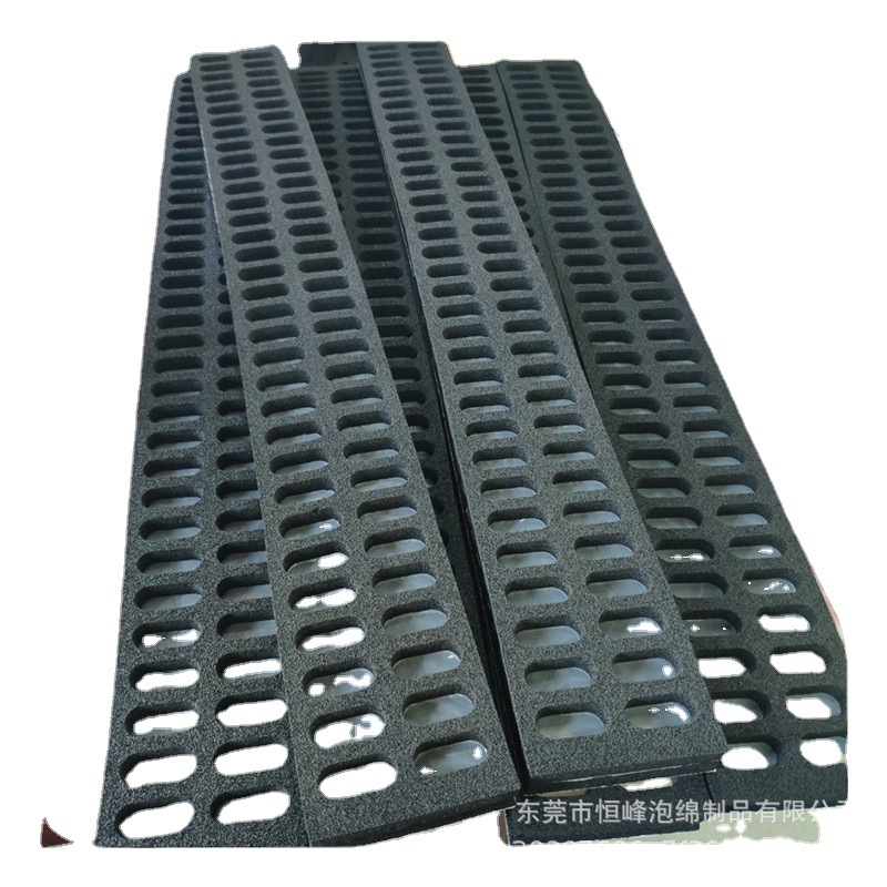 机械臂吸盘开孔海绵氯丁橡胶 1米长真空气动吸盘 15mm加厚无泄漏