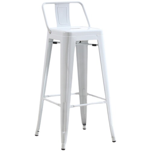 American front desk bar chair simple backrest high stool wrought iron bar stool chair high bar chair home