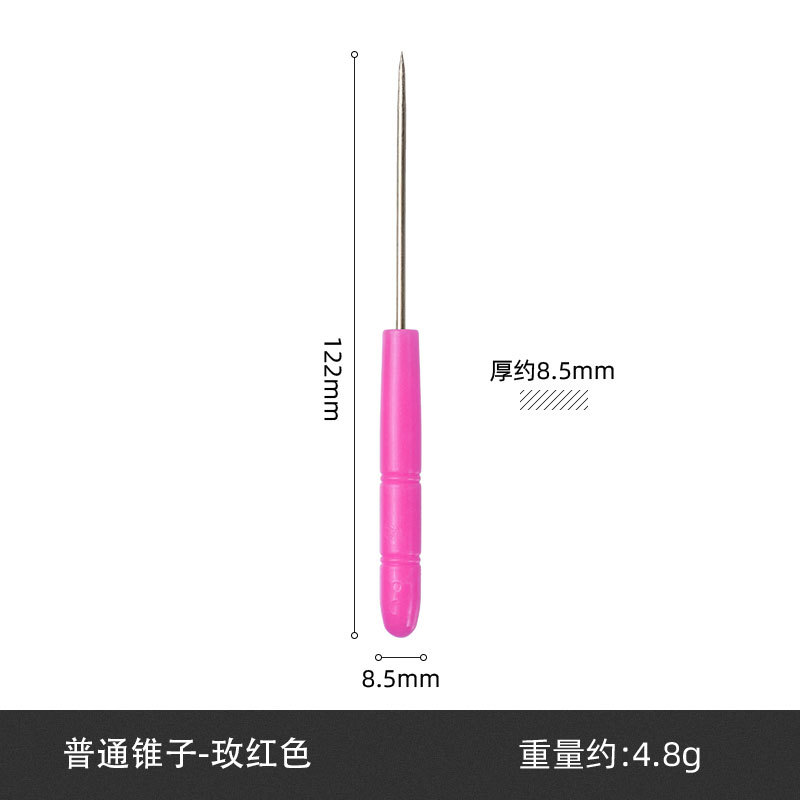 Nuevas herramientas de costura de cuero forma de calabaza mango de madera puncher herramientas hechas a mano en stock al por mayor