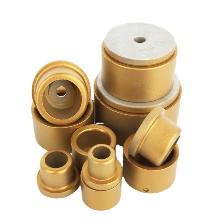 PPR grosado oro fusión caliente cabeza de molde pe soldador de tope cabeza de molde PPR plástico soldador cabeza de soldadura PE cabeza de soldadura