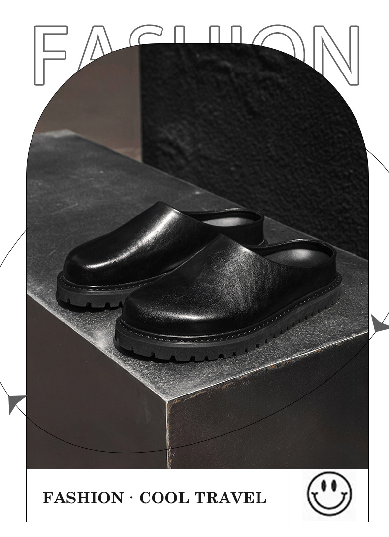 Pantofole uomo comode con suola alta antiscivolo alla moda_voghion.com