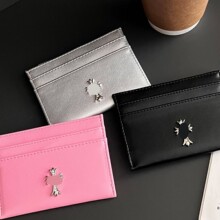 适用柔肤细腻纹插卡双面通用皮套实用型功能性卡包奢华皮质零钱包