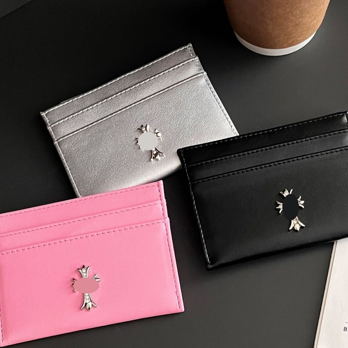 适用柔肤细腻纹插卡双面通用皮套实用型功能性卡包奢华皮质零钱包