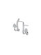 Korean-style S925 Silver Small Fresh Arc Flash Diamond Earrings Cross-border Hot Elegant Earrings Cold Style Distinctive Earrings for Women