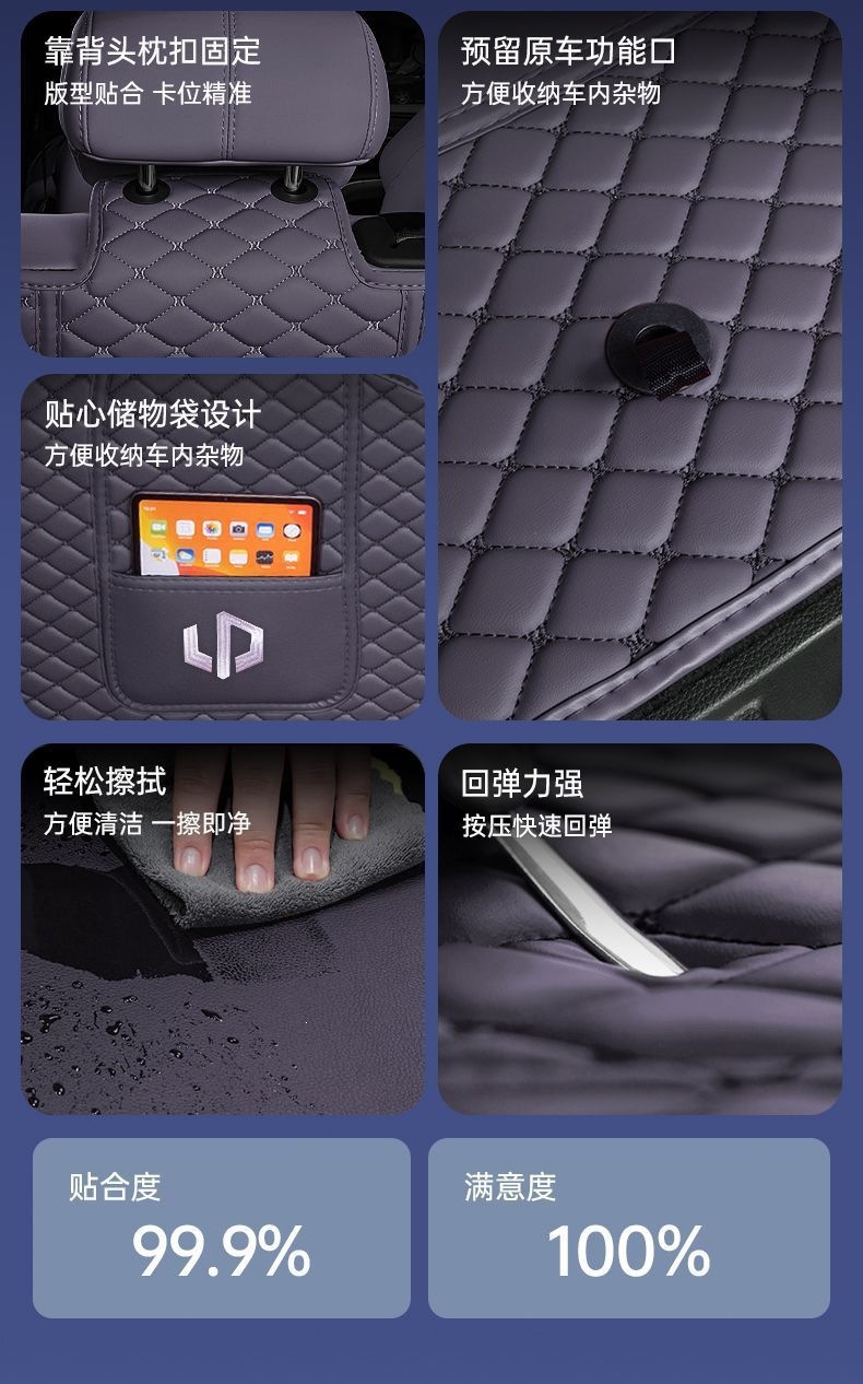 Suitable for Leapmotor C16, fully enclosed trunk mat, pure electric modified car range extender interior accessories, trunk