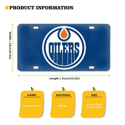Amazon Aluminum Alloy License Plate Nhl Nashville Predators Car Tail Universal License Plate Holder Minimum Order One Piece (License plate holder/license plate holder) - nhloilersz95-1