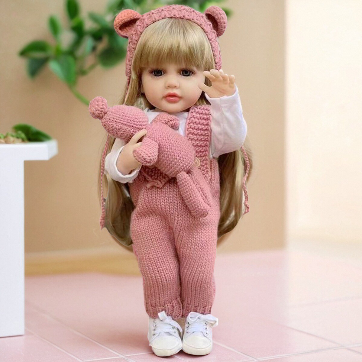 55CM 공주 풀 접착제 시뮬레이션  인형 접착제 몸 다시 태어난 인형 중생 인형 국경 간 대외 무역