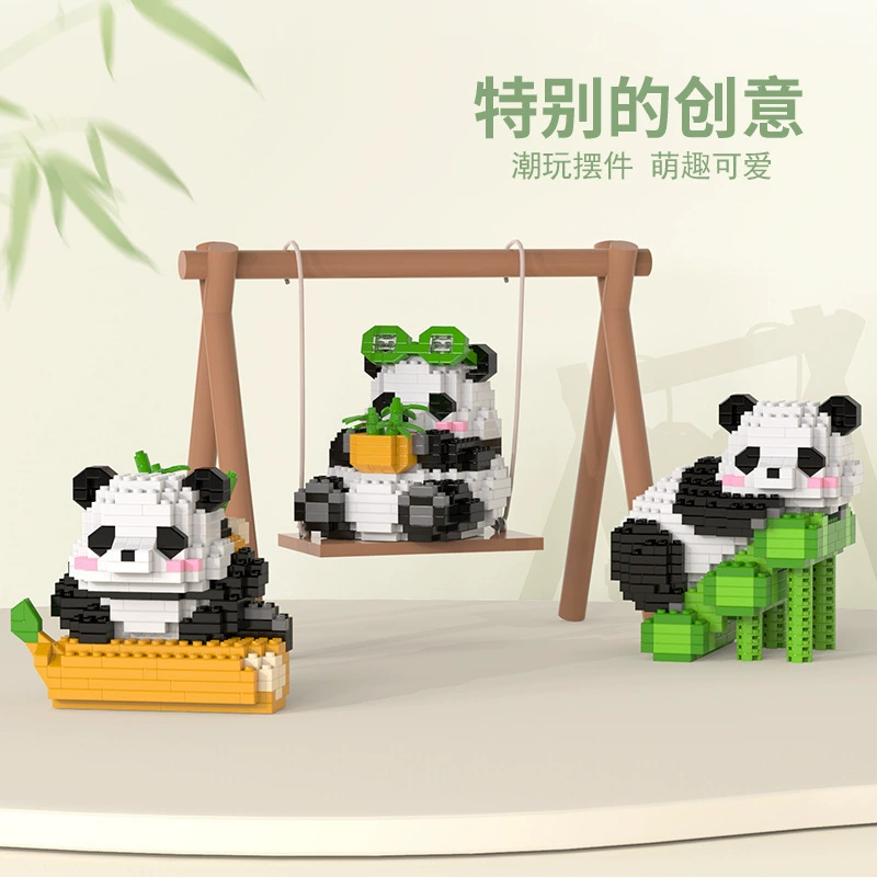 Building Blocks Lego panda constructor set, multi-variant 148–500 pcs, birthday toy