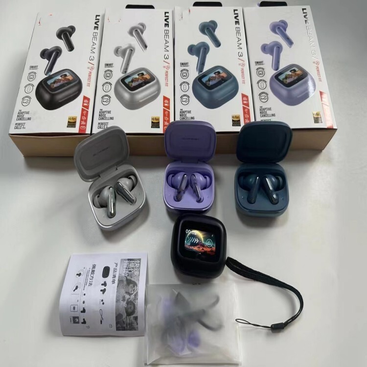 The new in-ear bluetooth headset is suitable for LIVE BEAM3 touch screen double mark ANC noise reduction Huaqiang North headset
