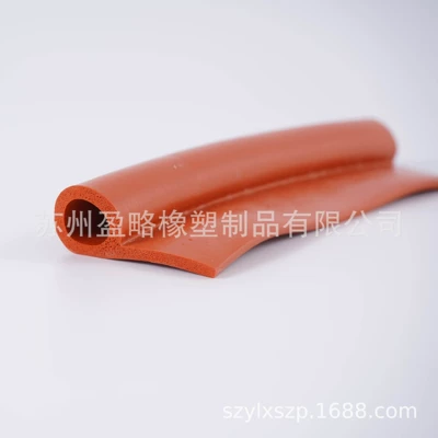Avtomobil səs izolyasiya zolaqları Red Silicone Sponge High-Temperature Resistant