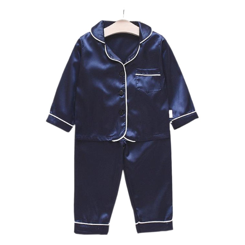 Conjunto de pijama de una pieza CA41 Mufurui para niños, otoño 2023, manga larga, color sólido, ropa de estar en casa, conjunto coordinado para padres e hijos.
