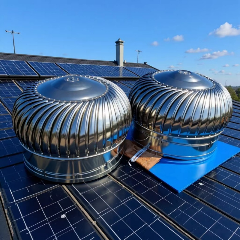 屋顶风球800型不锈钢免电排热换气风机无动力通风器防雨风帽
