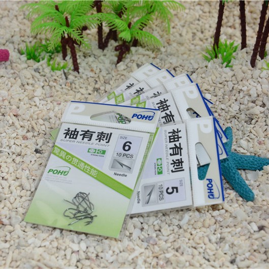 Qihu boutique manga de púas anzuelo 10 unids/bolsa boutique de acero de alto carbono fábrica garantía de calidad gran cantidad