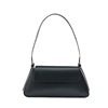 Black minimalistic trend universal one-shoulder bag, underarm bag, autumn, trend of season