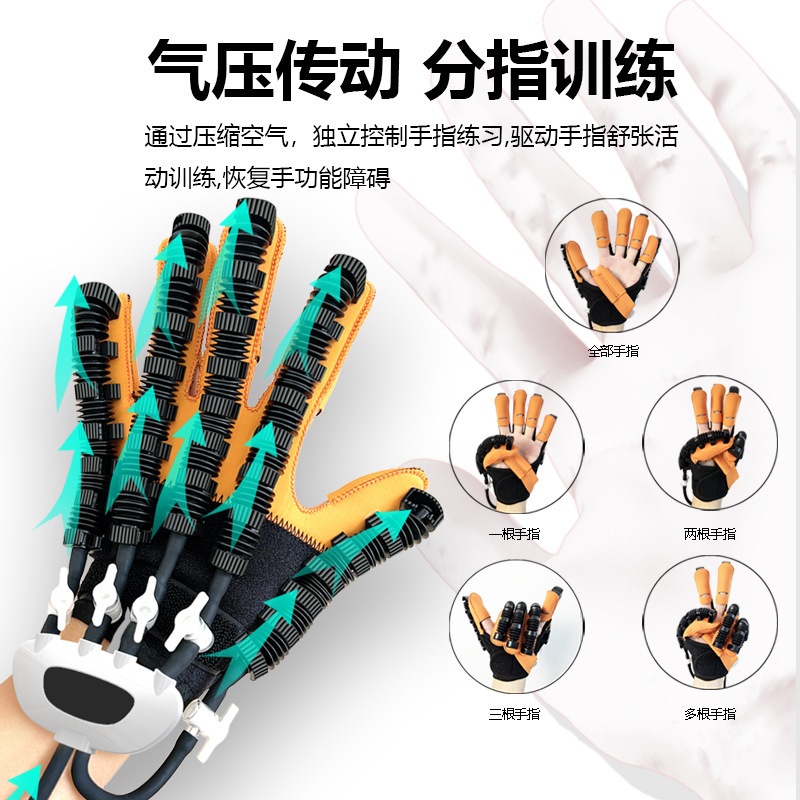 クロスボーダー専用リハビリロボット手袋指ハンドトレーニング器指分けトレーニング手袋アップグレード金|undefined