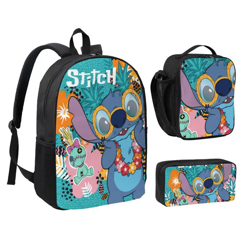 (Cross-border trading), sony, cartoon backpack, set, 3 piece set