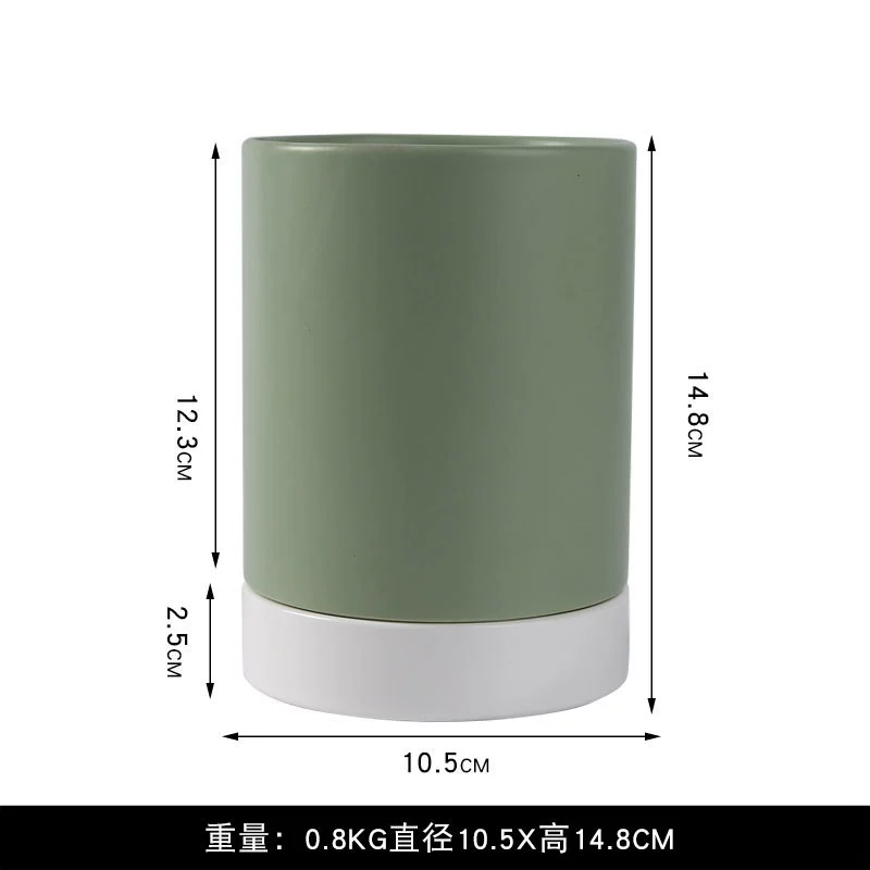 Керамическая подставка для палочек для еды Chao Mu с дренажем, контейнер для палочек, органайзер для столовых приборов на обеденный стол, ящик для хранения ножей, вилок, ложек, с дренажем и защитой от плесени.