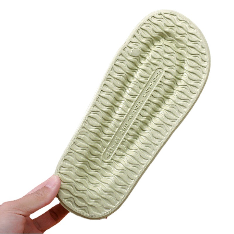 2024 nuevas zapatillas para el hogar verano casa antideslizante pisando la mierda zapatillas pareja suela gruesa zapatos silenciosos para el hogar