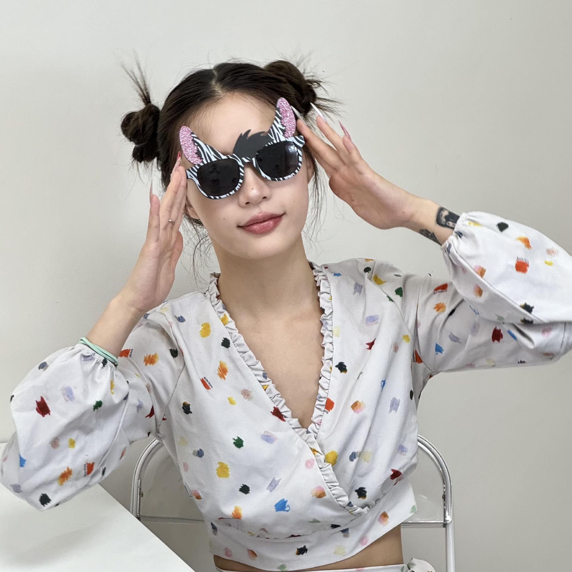 Gafas de Fiesta con Tema de Animales de Plástico ABS para Fiesta Temática y Bailes