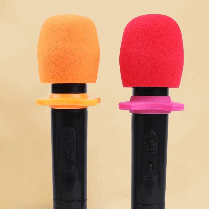 Оптовая продажа многоразовых губчатых чехлов для микрофонов, чехлы для микрофонов, бытовые чехлы для микрофонов, высококачественная губка, моющиеся