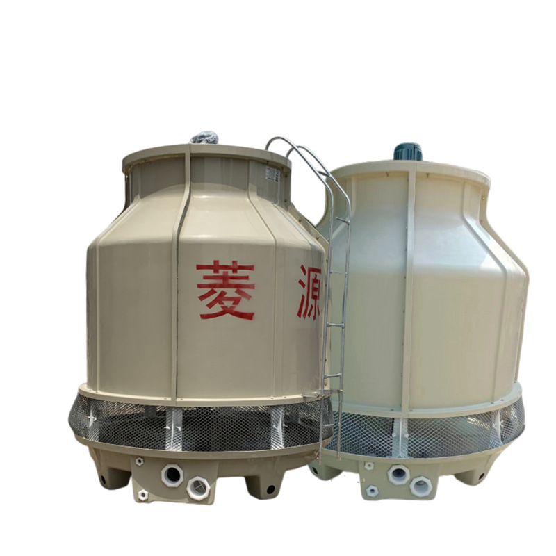供应30T冷却水塔 圆形玻璃钢30吨冷却塔 工业循环水冷却系统应用