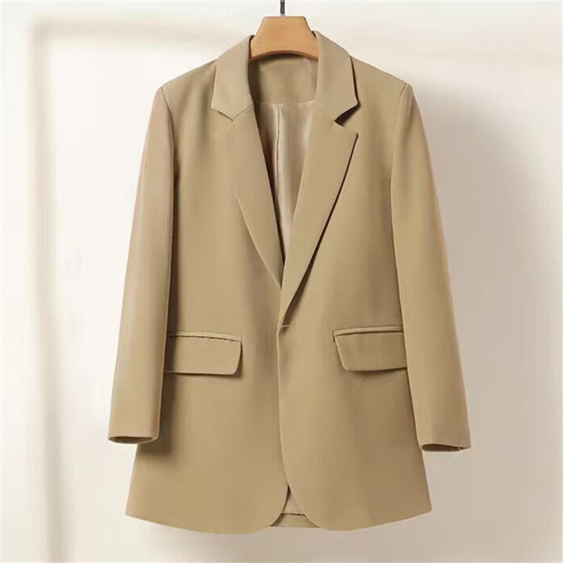 Women's Clothing 2024 Spring and Autumn Internet celebrity small suit jacket for women loose casual ladies small suit for petite_voghion.com