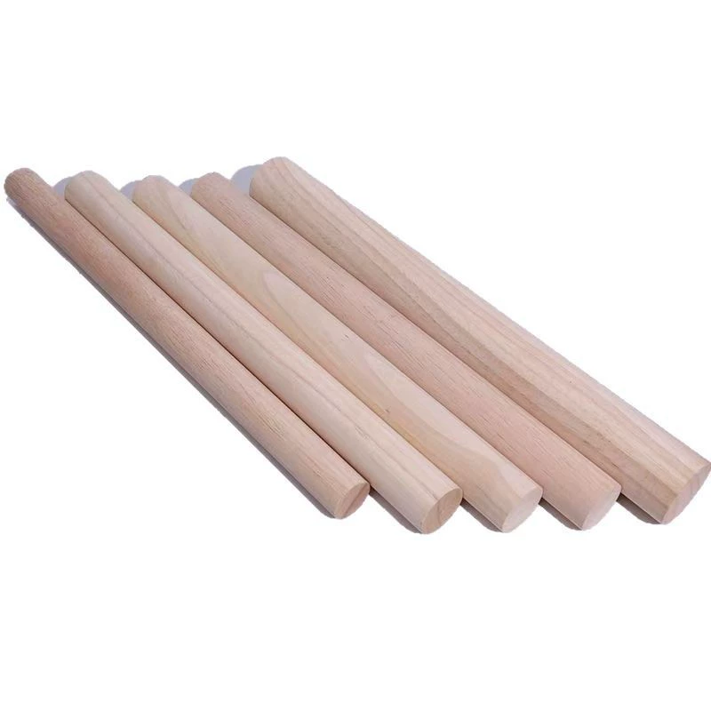 Manufacturer wholesale pine rolling pin size, pressing stick household dumpling skin, solid wood rolling stick pastry tool