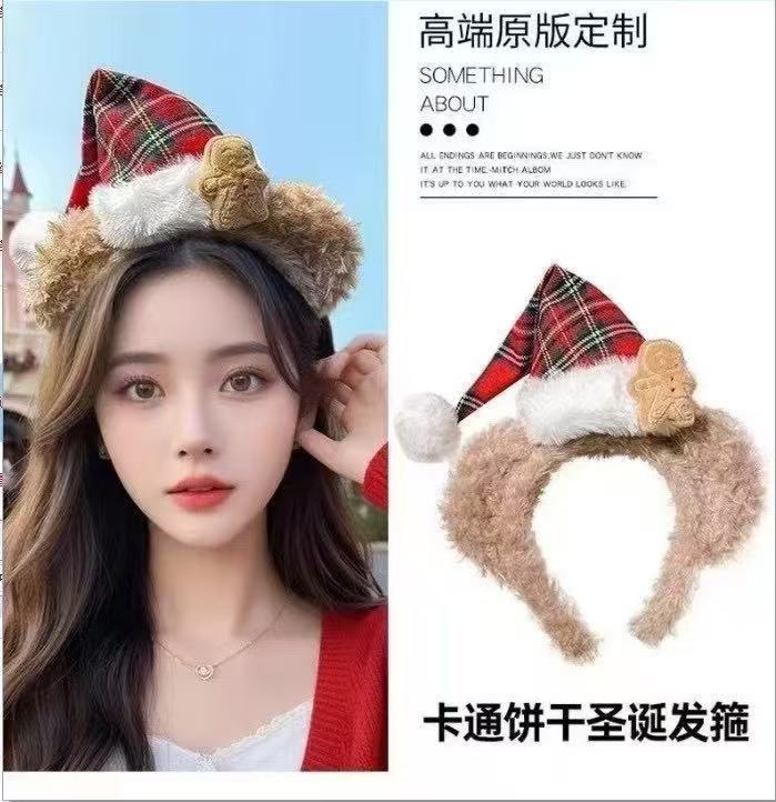 遊園地の女の子のかわいいぬいぐるみパンダフィーベア耳カチューシャ女性の写真ヘアピン洗顔カチューシャヘアアクセサリー|undefined