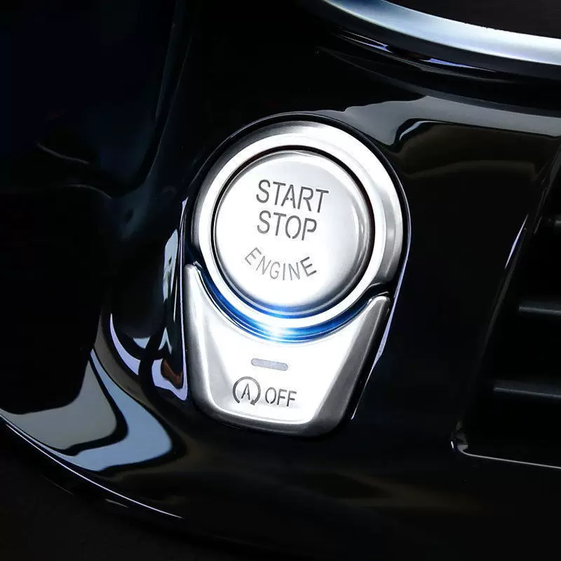 Подходит для BMW 5 серии 18-21, кнопка One-button Start, накладка для кнопки запуска, декор для салона для New X3 X4 525 530Li